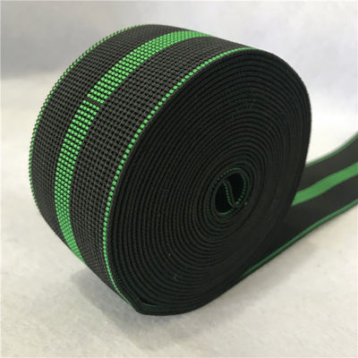 China reflective polyester webbing width 50mm black color use for sofa seat supplier